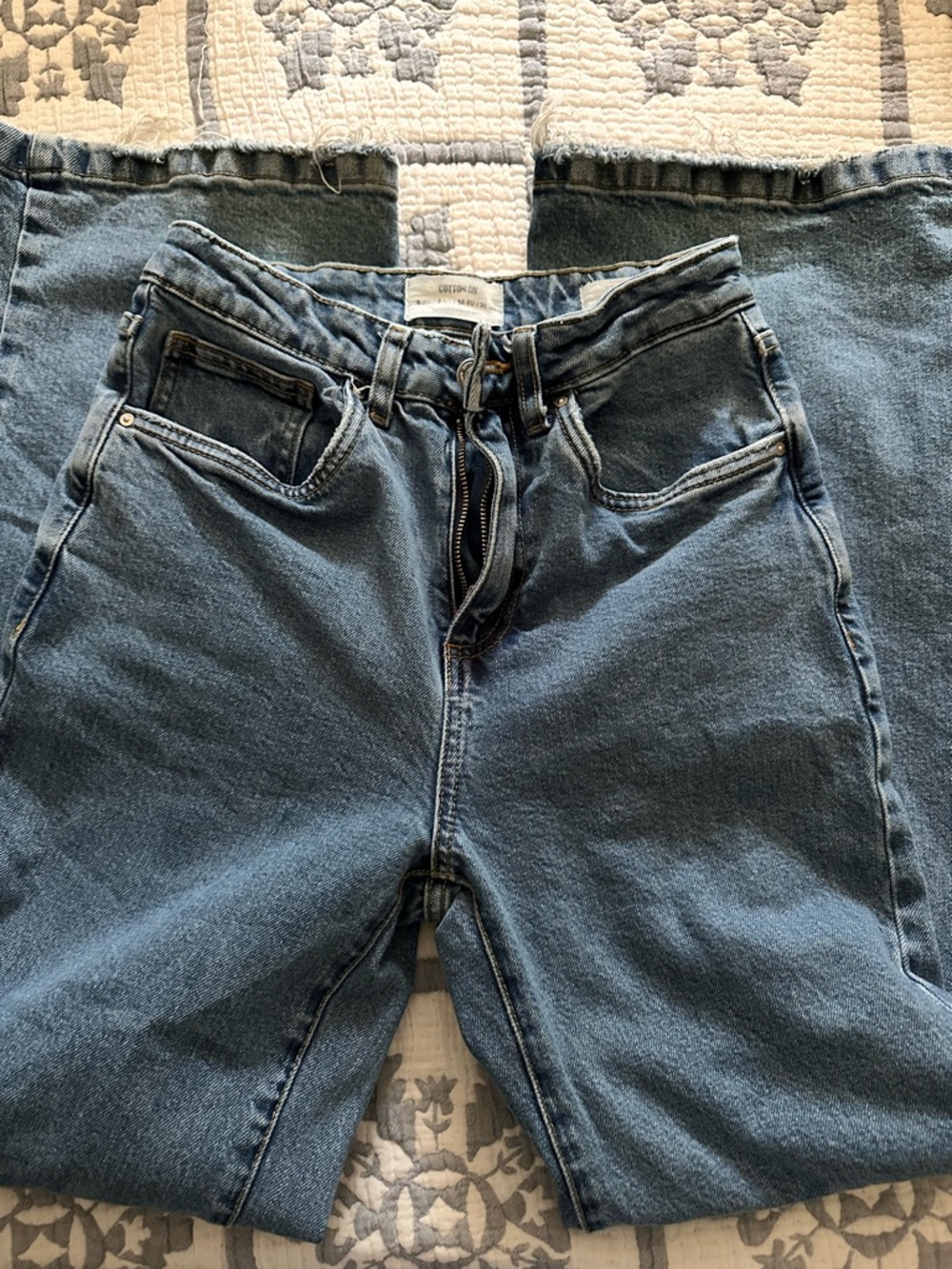 Cotton On Women's Relaxed Jeans - Medium Blue